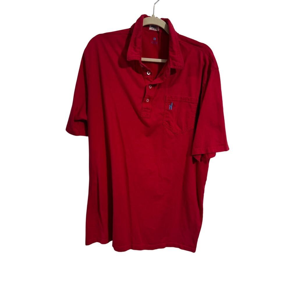 JOHNNIE-O West Coast Prep Red Polo in Size XL